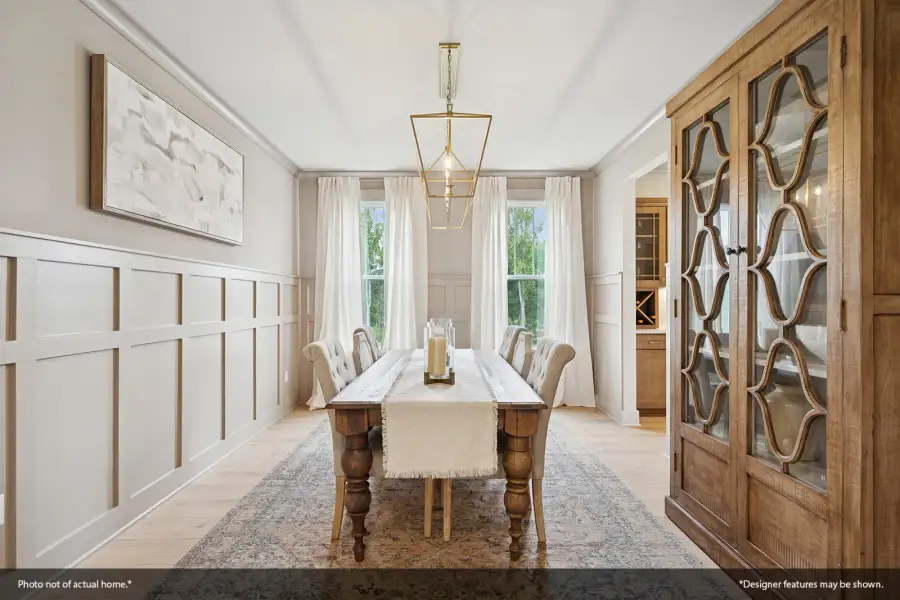 Furnished interior view inside a new home in Gates at Windermere, Blythewood (Image 11).