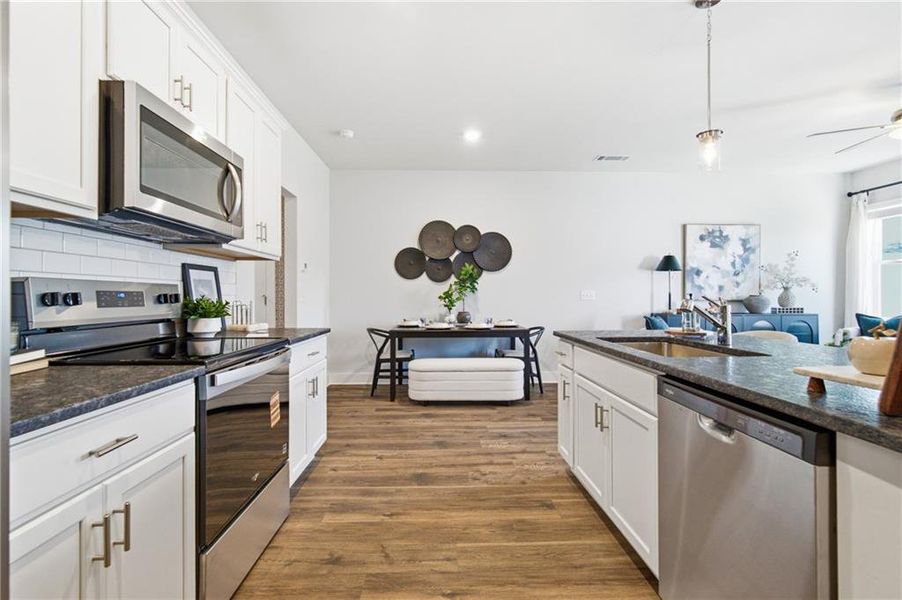 Furnished interior view inside a new home in , Cartersville (Image 17).