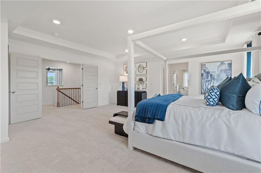 Furnished interior view inside a new home in Westwind Estates, Hampton (Image 26).