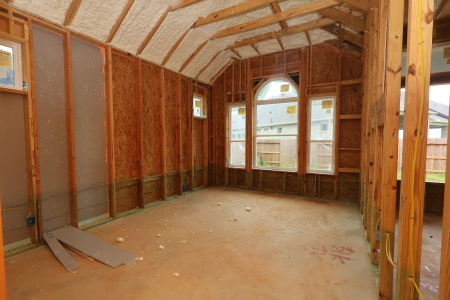 In-progress construction of a new home in Grand Central Park - Ascent Collection, Conroe, TX (Image 8). In-progress construction of a new home in Grand Central Park - Ascent Collection, Conroe, TX (Image 8).