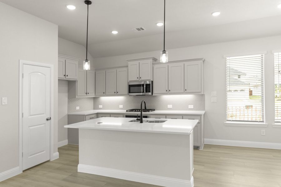 Furnished interior view inside a new home in La Terra at Uptown Celina, Celina (Image 8).