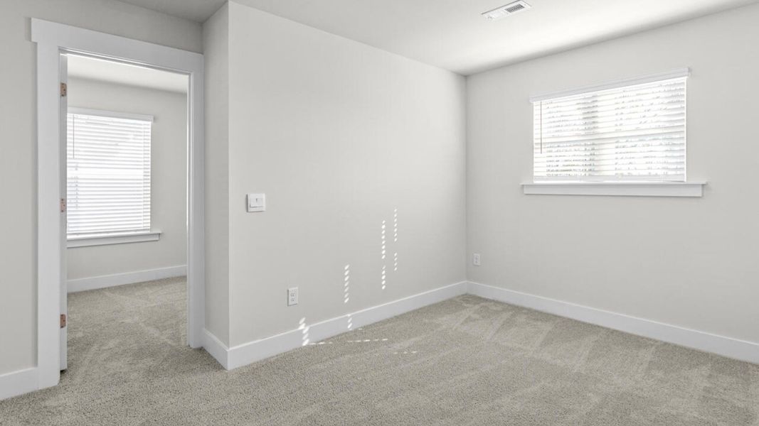 Spacious, unfurnished interior of a new home in Townes at Seabrooke, Leland (Image 28).