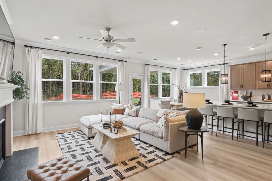 Representative furnished interior of a home built from the Essex by Taylor Morrison in Kennison Creek, Cumming (Image 17).