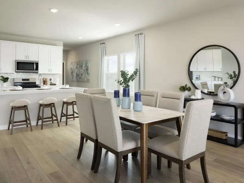 Furnished interior view inside a new home in Southridge, Princeton (Image 3).