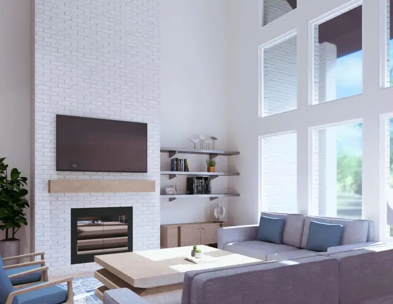 Furnished interior view inside a new home in Everly - 60', Hockley (Image 6). Furnished interior view inside a new home in Everly - 60', Hockley (Image 6).