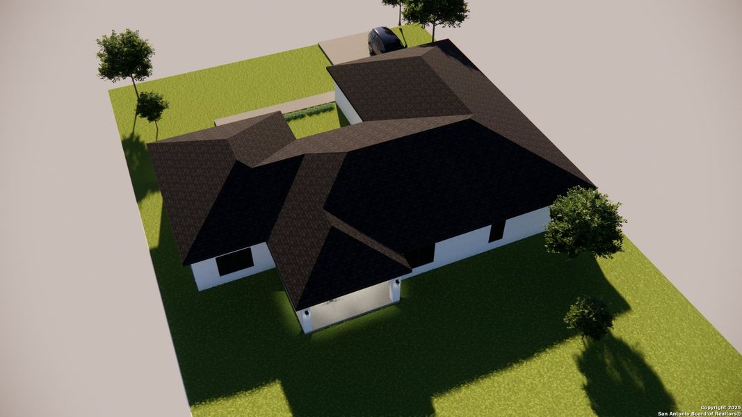 Exterior rendering of this home design in , La Vernia, TX (Image 24). Exterior rendering of this home design in , La Vernia, TX (Image 24).