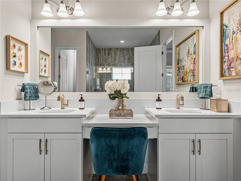 Furnished interior view inside a new home in Mirada, San Antonio (Image 18). Furnished interior view inside a new home in Mirada, San Antonio (Image 18).