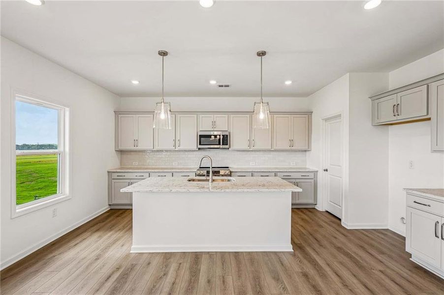 Furnished interior view inside a new home in Langston Reserve, Cartersville (Image 12).