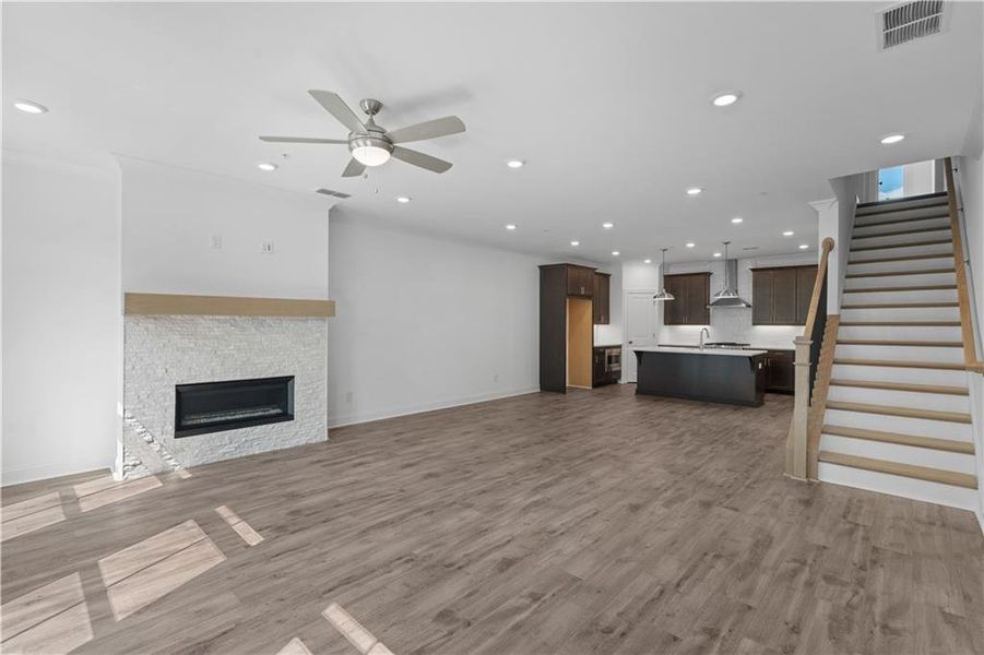 Spacious, unfurnished interior of a new home in Waterhaven, Cumming (Image 17).