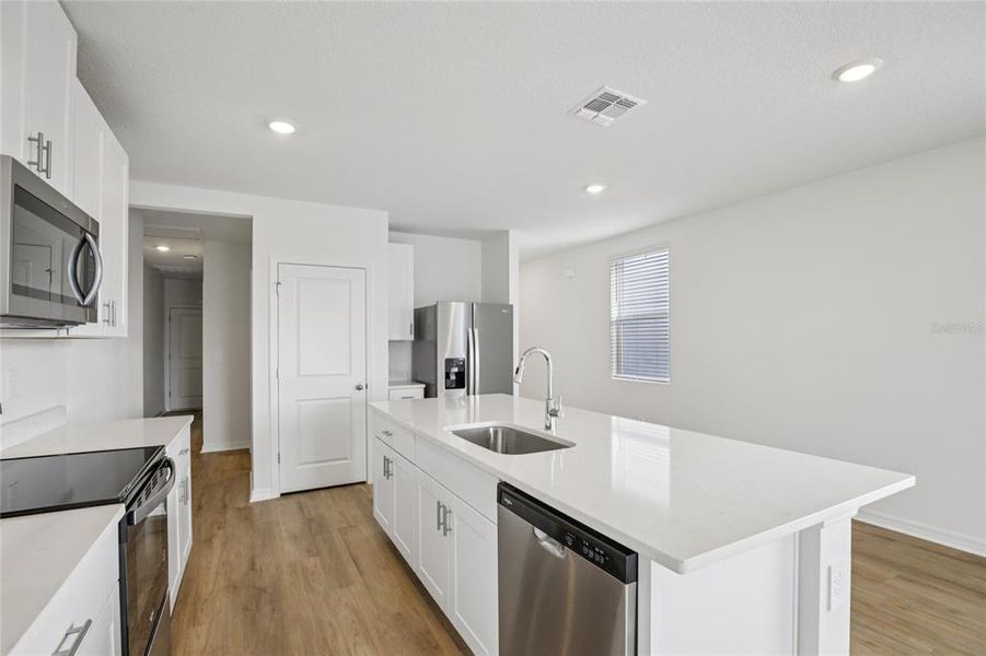 Furnished interior view inside a new home in Salt Meadows - Premier Series, Parrish (Image 4).