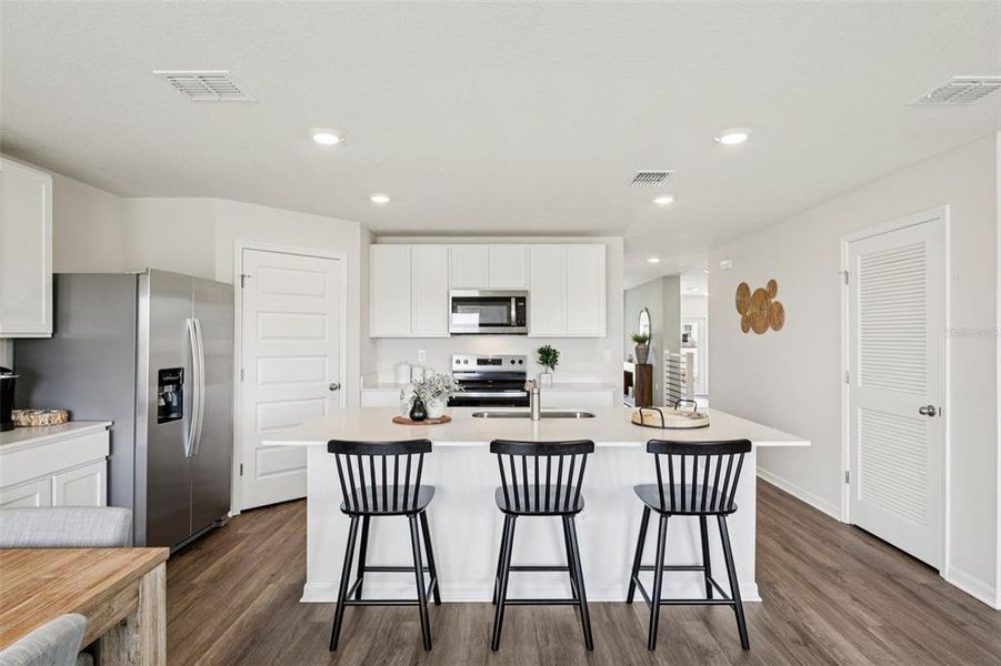 Furnished interior view inside a new home in Leoma's Landing, Lake Wales (Image 5).