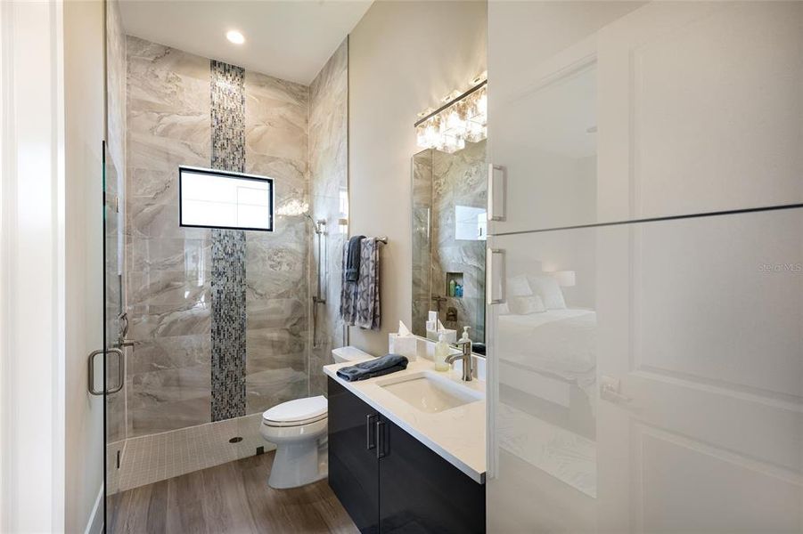 Furnished interior view inside a new home in , Palmetto (Image 39).
