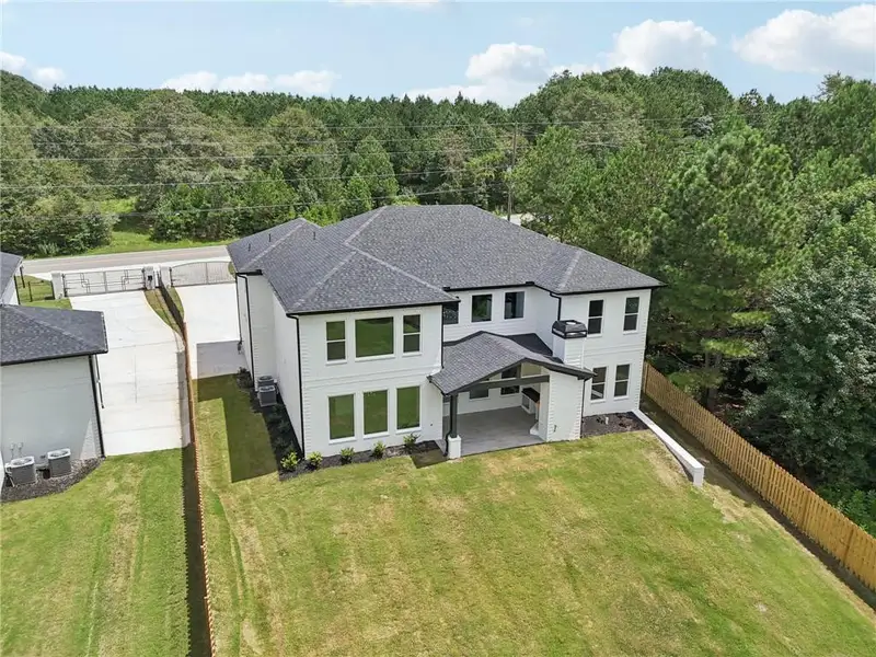 Exterior details and patio area of a home in , Dacula (Image 4).