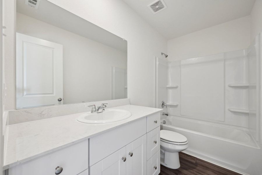 Furnished interior view inside a new home in Pender Woods at Cane Bay, Summerville (Image 5).