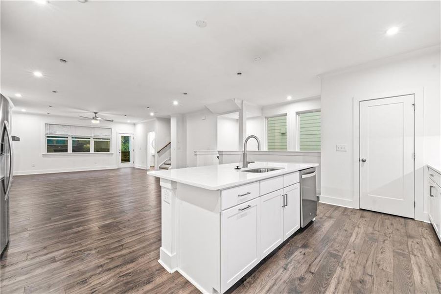 Furnished interior view inside a new home in Avondale Park: Townes, Avondale Estates (Image 16).