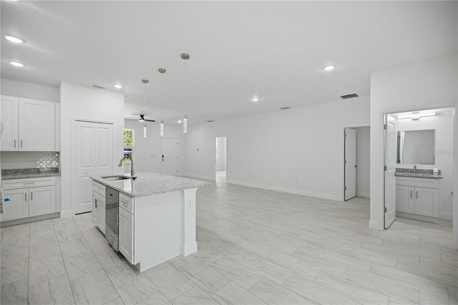 Furnished interior view inside a new home in , Citrus Springs (Image 11).