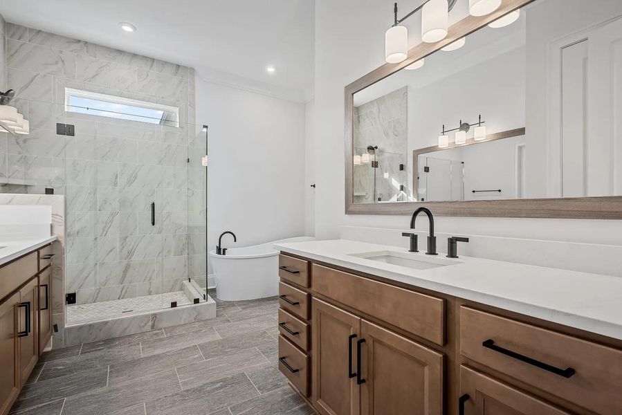 The Marshall C Primary Suite Bathroom