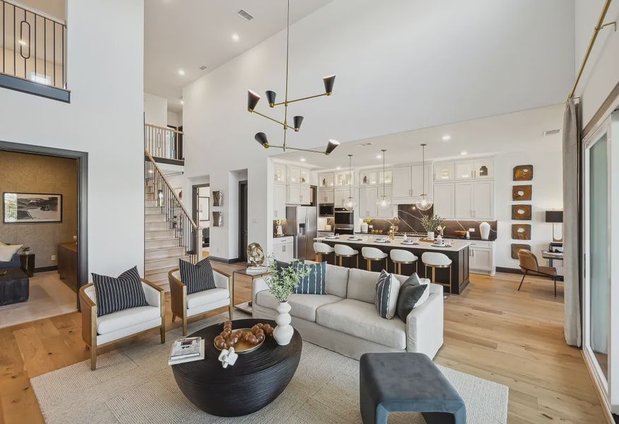 Plan 5058 great room - staged - 9 of 25 Plan 5058 great room - staged - 9 of 25