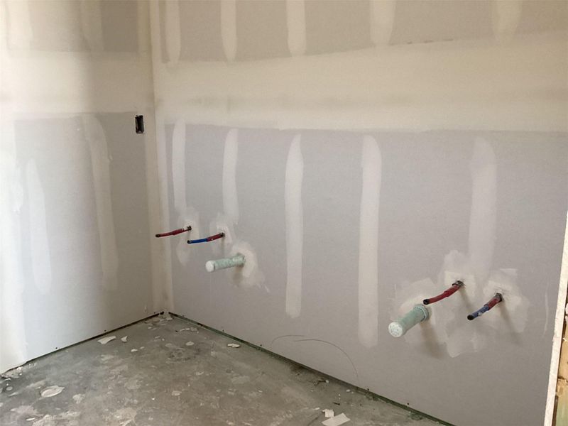 In-progress construction of a new home in Lariat, Liberty Hill, TX (Image 26).