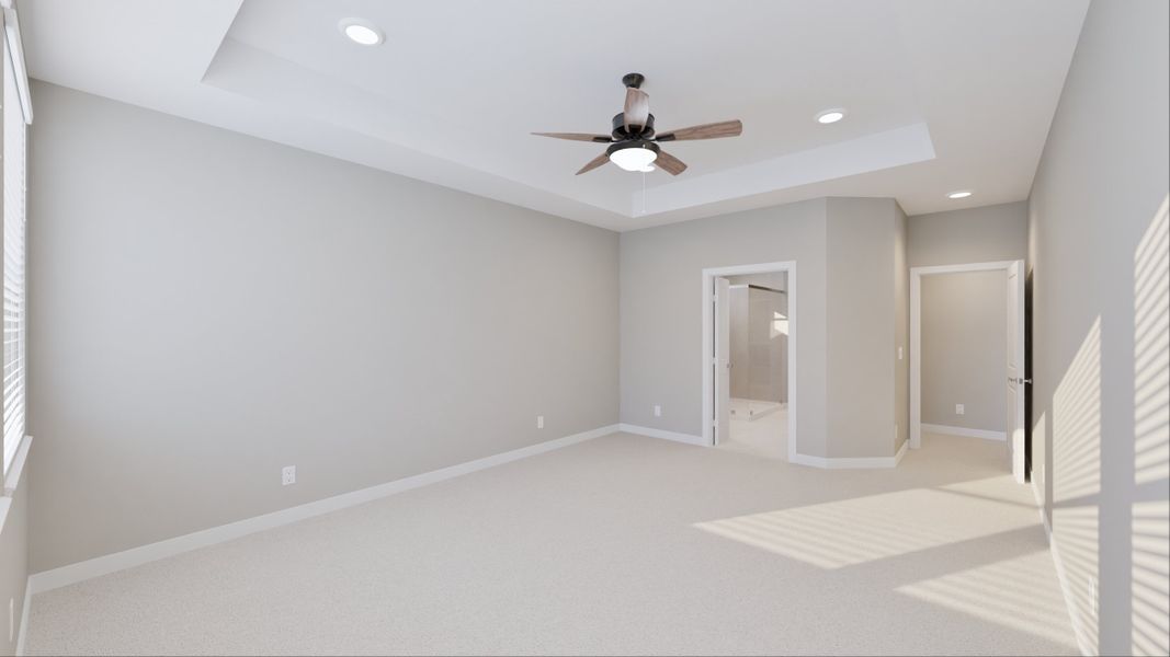 Representative unfurnished interior of a home built from the Maya by Tricoast Homes in Summer Place 35', Montgomery (Image 23). Representative unfurnished interior of a home built from the Maya by Tricoast Homes in Summer Place 35', Montgomery (Image 23).