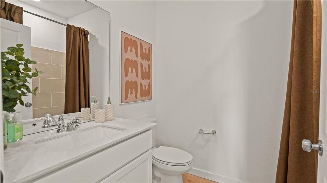 Furnished interior view inside a new home in , Clermont (Image 7).