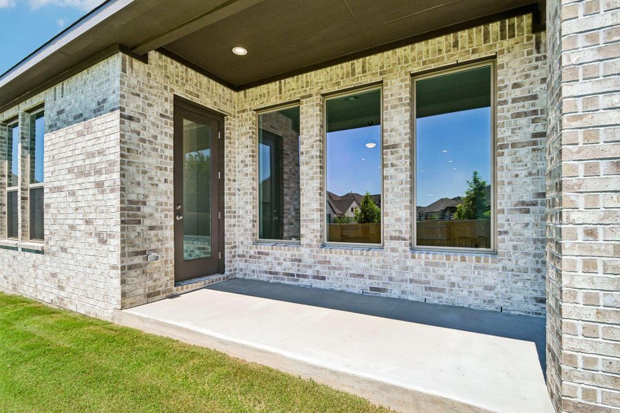 Exterior details and patio area of a home in 6 Creeks, Kyle (Image 24). Exterior details and patio area of a home in 6 Creeks, Kyle (Image 24).