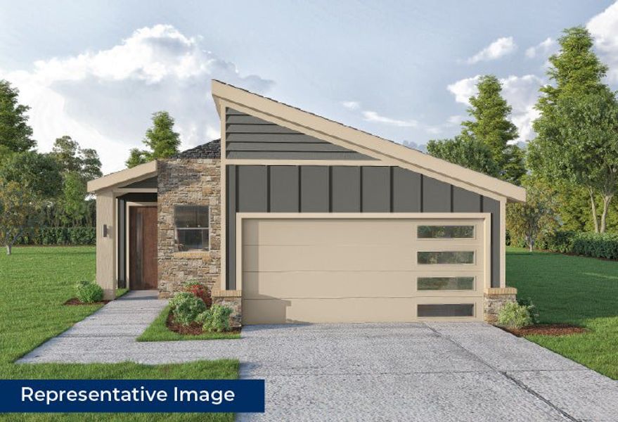 Image 6 representing the Lincoln Select F by First Texas Homes in The Meadows, Denton, TX.