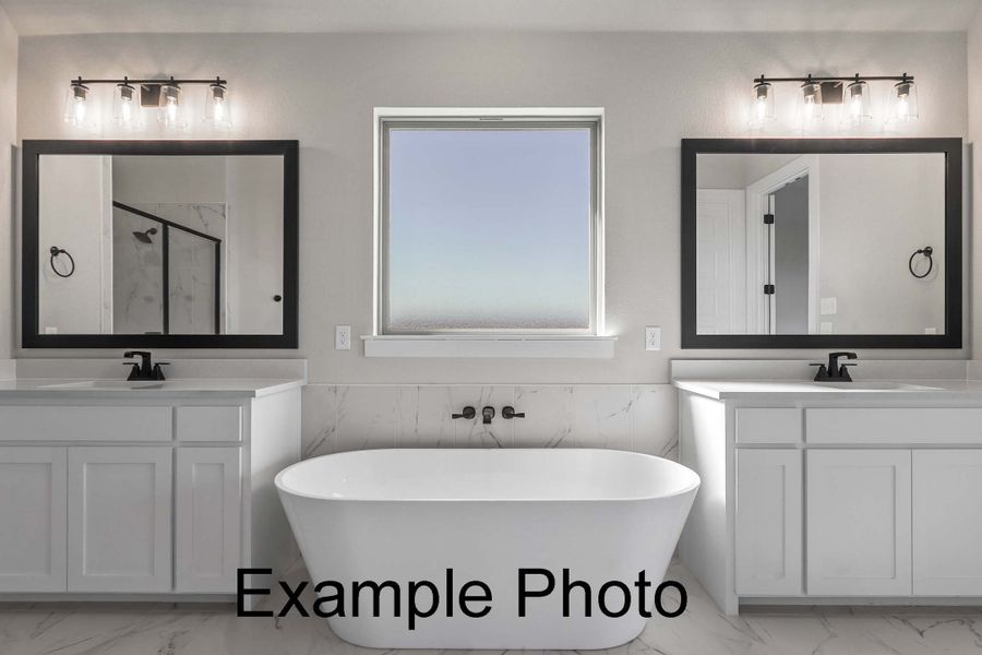 Furnished interior view inside a new home in Coyote Crossing, Godley (Image 4).