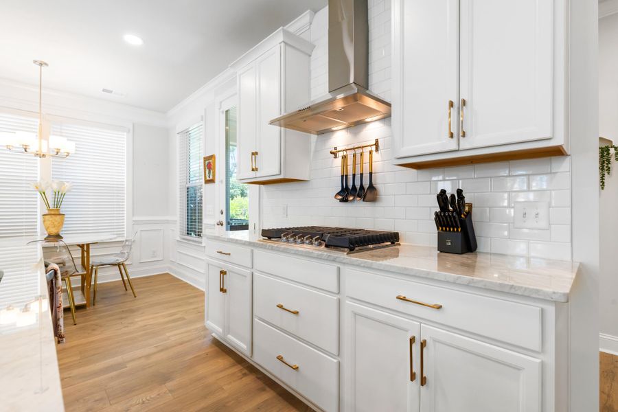 Furnished interior view inside a new home in Oak Bluff, Charleston (Image 17).