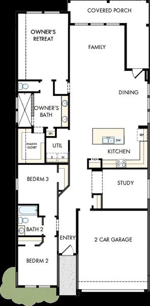 2D floor plan layout of this home in Escondido 45’ Homesites, Magnolia, TX (Image 2). 2D floor plan layout of this home in Escondido 45’ Homesites, Magnolia, TX (Image 2).