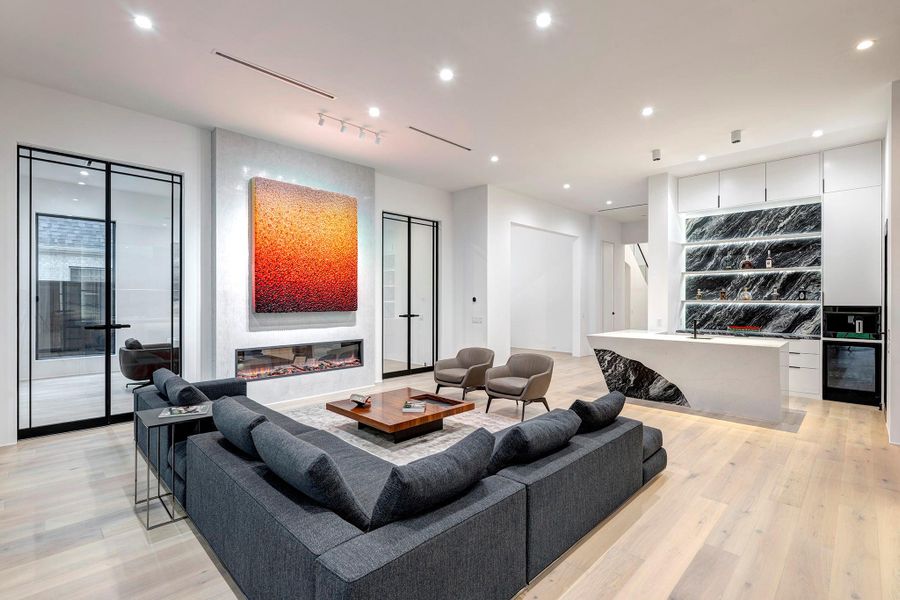 Furnished interior view inside a new home in , Houston (Image 35).