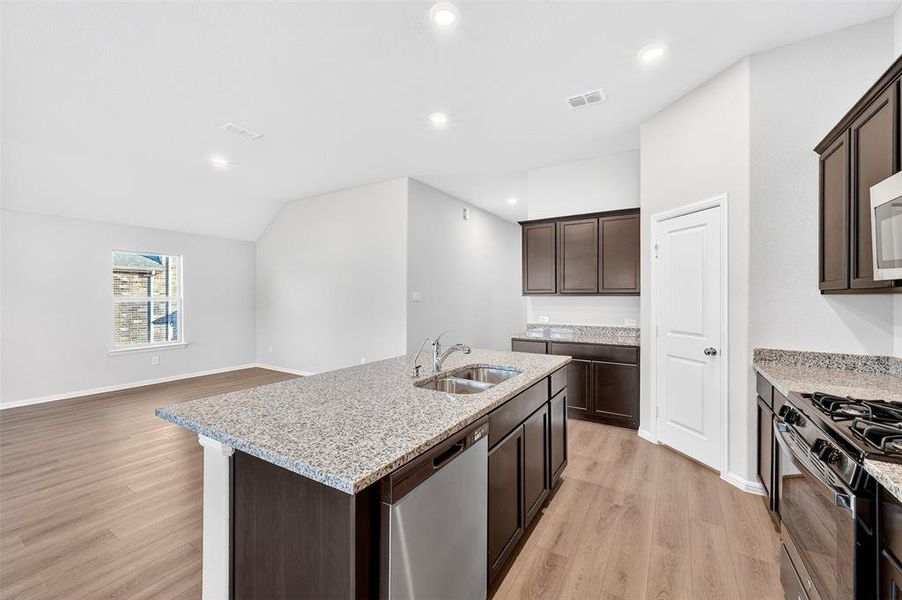 Furnished interior view inside a new home in Kings Way, Denton (Image 10).