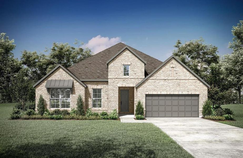 Front exterior of a new home in , Rockwall, TX, highlighting curb appeal (Image 1). Front exterior of a new home in , Rockwall, TX, highlighting curb appeal (Image 1).
