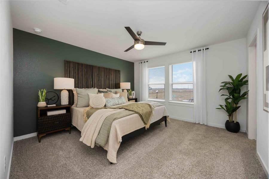 Furnished interior view inside a new home in Pinehaven, Houston (Image 4).