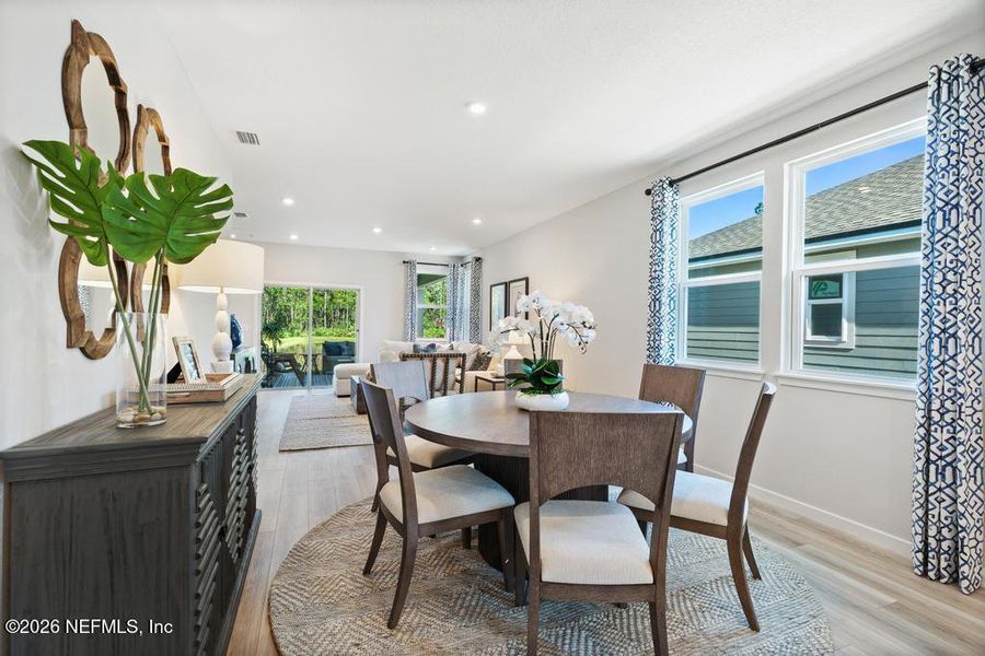 Furnished interior view inside a new home in Seminole Palms, Palm Coast (Image 14).