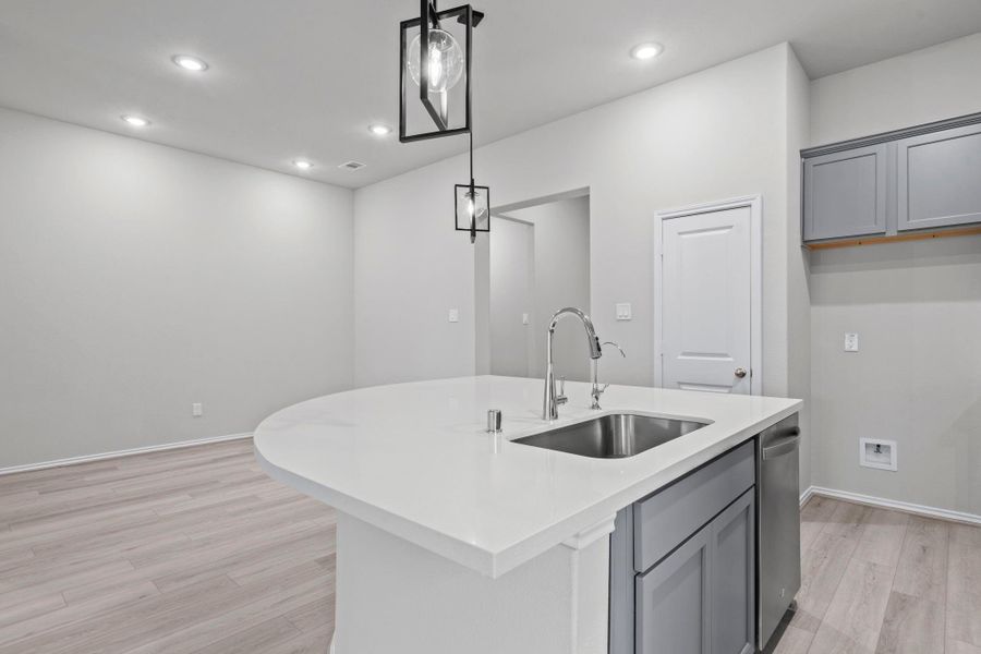 Furnished interior view inside a new home in , Spring (Image 6). Furnished interior view inside a new home in , Spring (Image 6).