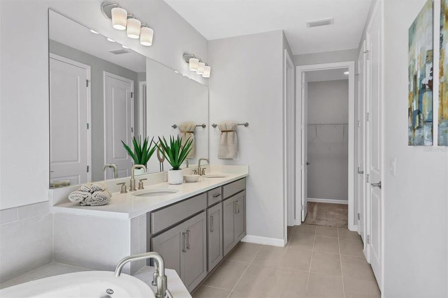 Furnished interior view inside a new home in , Bradenton (Image 36). Furnished interior view inside a new home in , Bradenton (Image 36).