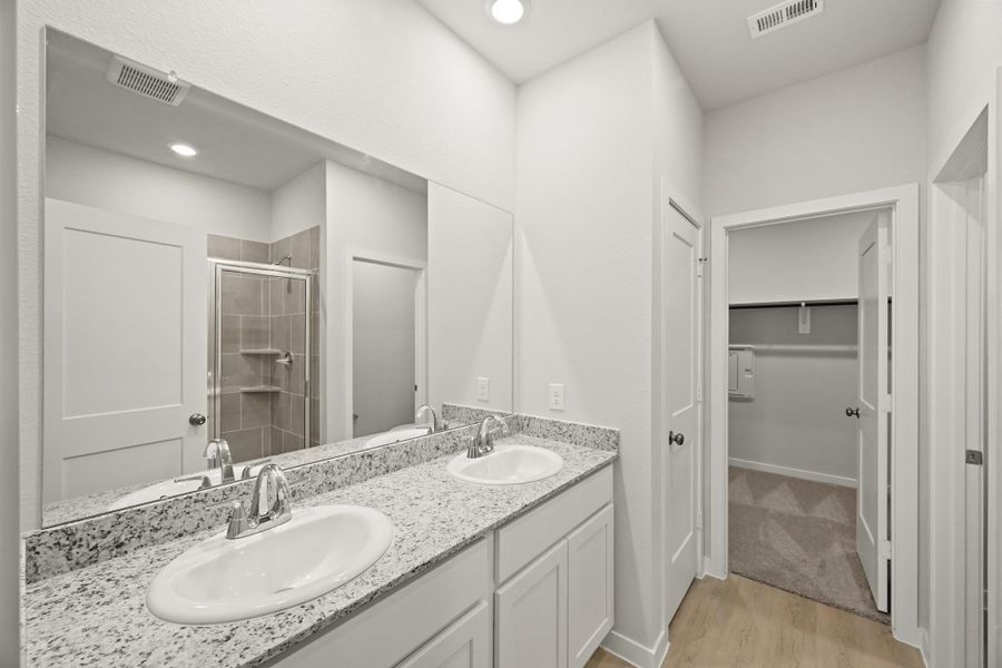 Furnished interior view inside a new home in Lonestar Collection at Paloma at Sanford Farms, Waller (Image 2). Furnished interior view inside a new home in Lonestar Collection at Paloma at Sanford Farms, Waller (Image 2).