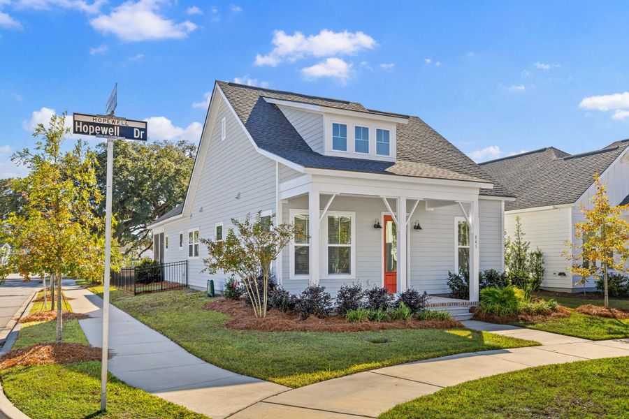 Front exterior of a new home in , Charleston, SC, highlighting curb appeal (Image 2).