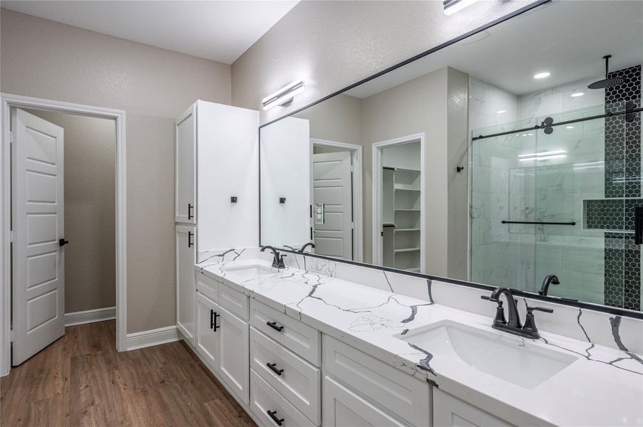 Furnished interior view inside a new home in , Houston (Image 15).