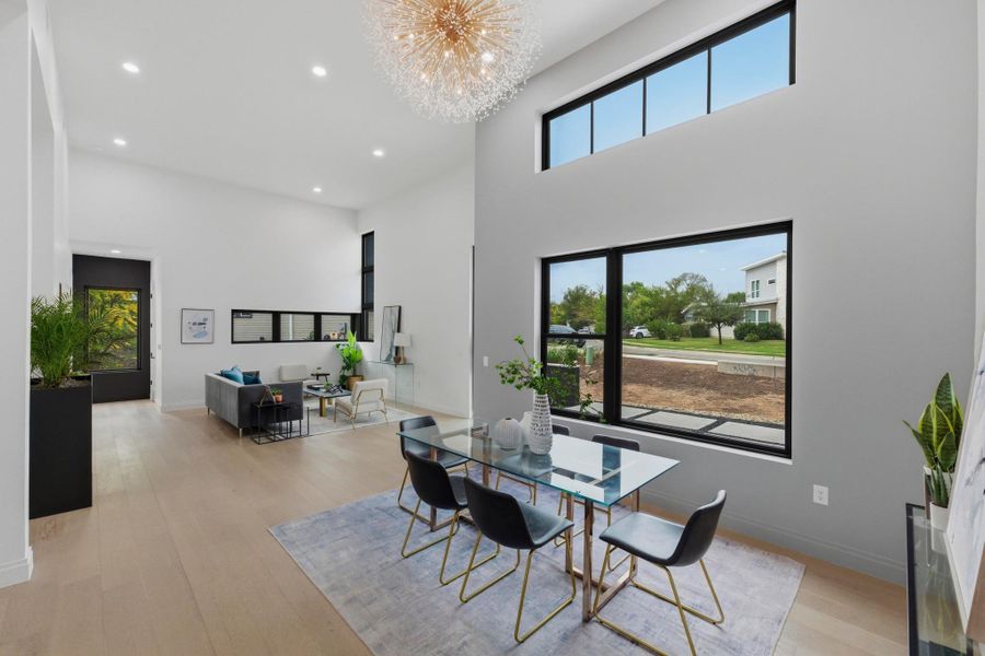 Furnished interior view inside a new home in , Austin (Image 23). Furnished interior view inside a new home in , Austin (Image 23).