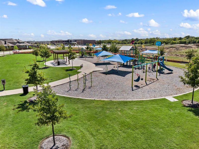 Front exterior of a new home in , Justin, TX, highlighting curb appeal (Image 22).