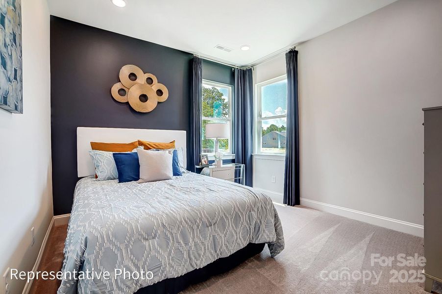 Furnished interior view inside a new home in Grier Meadows, Charlotte (Image 3). Furnished interior view inside a new home in Grier Meadows, Charlotte (Image 3).