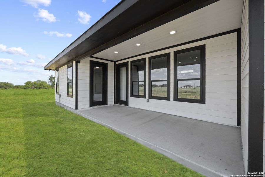 Exterior details and patio area of a home in , Floresville (Image 36). Exterior details and patio area of a home in , Floresville (Image 36).