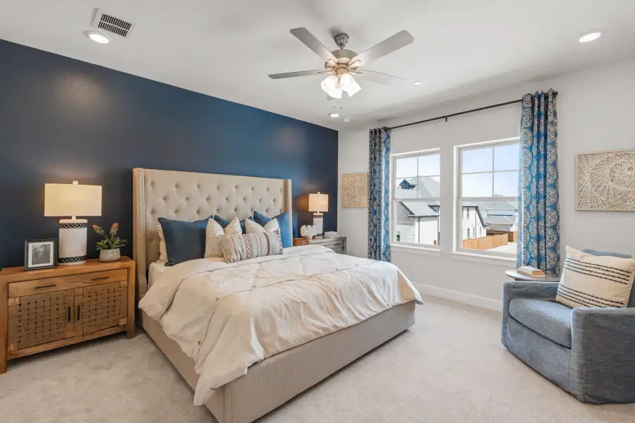Furnished interior view inside a new home in Waterbend, Euless (Image 8).