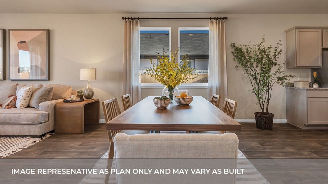 Representative furnished interior of a home built from the The Gaven by D.R. Horton in Talavera, Kyle (Image 11).