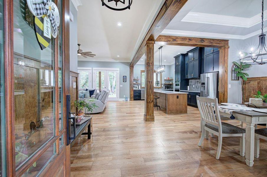 Furnished interior view inside a new home in , Cartersville (Image 10).