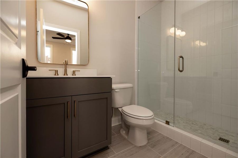 Furnished interior view inside a new home in Byers Park, Alpharetta (Image 16).