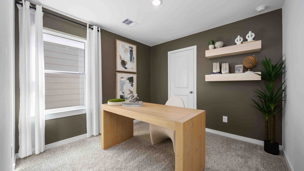Furnished interior view inside a new home in Pinehaven, Houston (Image 8).
