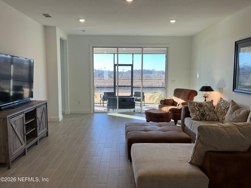 Furnished interior view inside a new home in Silver Falls Single Family at SilverLeaf, St. Augustine (Image 12).